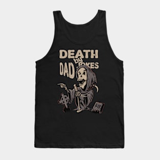 DEATH BY DAD JOKES - Grim Reaper Open Mic Tank Top